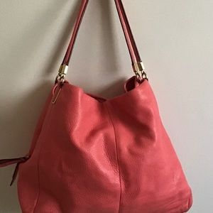 Coach pebble leather handbag